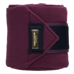 Bandages Equestrian Stockholm Purple Gold Paars