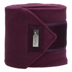 Bandages Equestrian Stockholm Purple White Edge Paars
