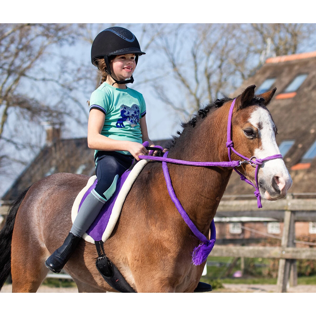 Barebackpad QHP Paars - Afbeelding 3