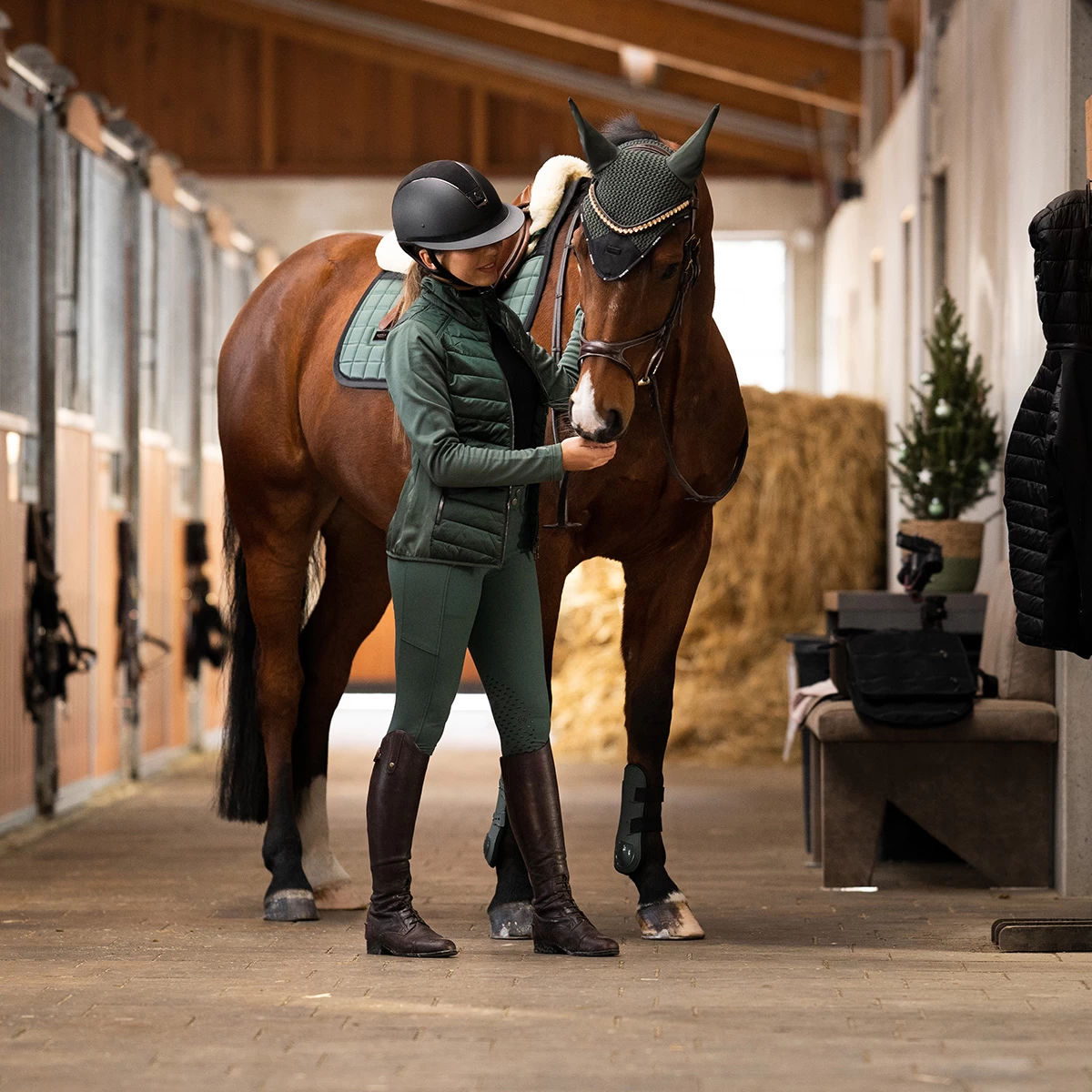 Beenbeschermers Equestrian Stockholm Anatomic Sycamore Green Groen - Afbeelding 5
