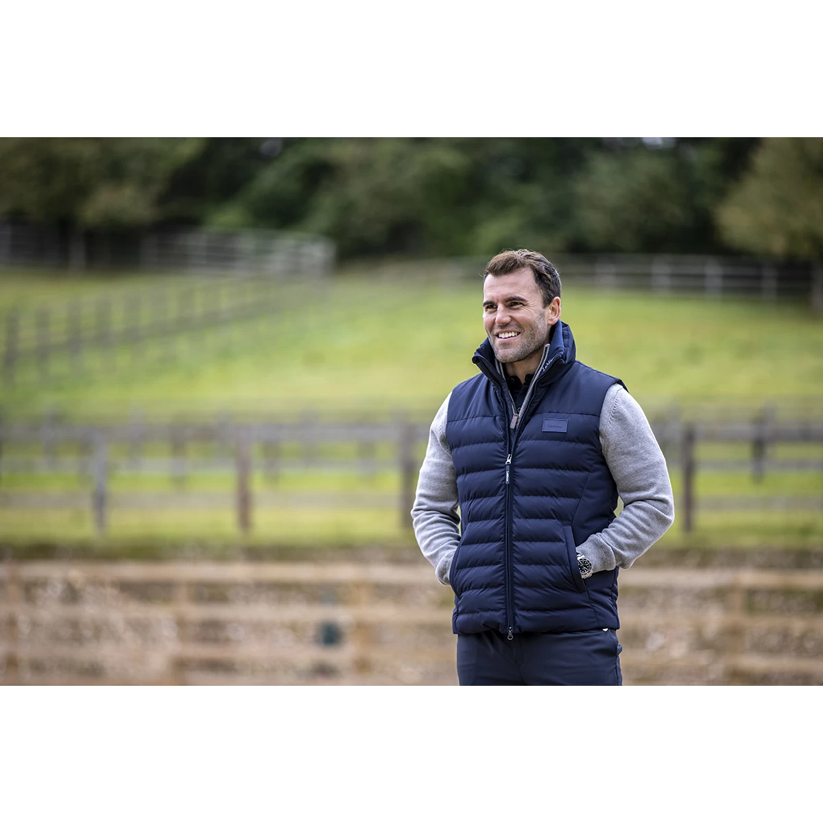 Bodywarmer LeMieux Elite Men Donkerblauw - Afbeelding 4