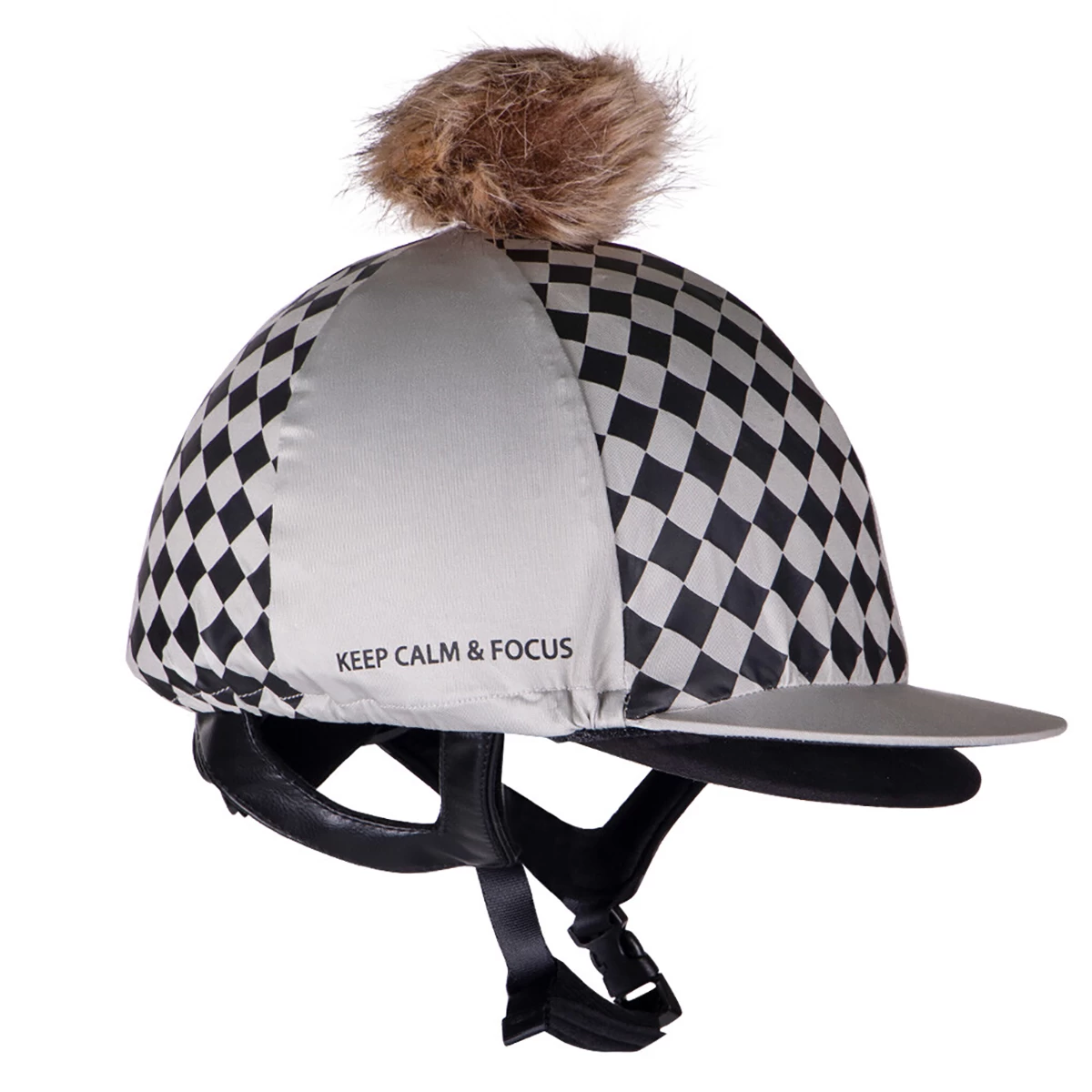 Cap Cover QHP Omaha Black-beige - Afbeelding 2