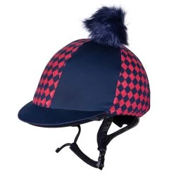 Cap Cover QHP Omaha Blauw-rood