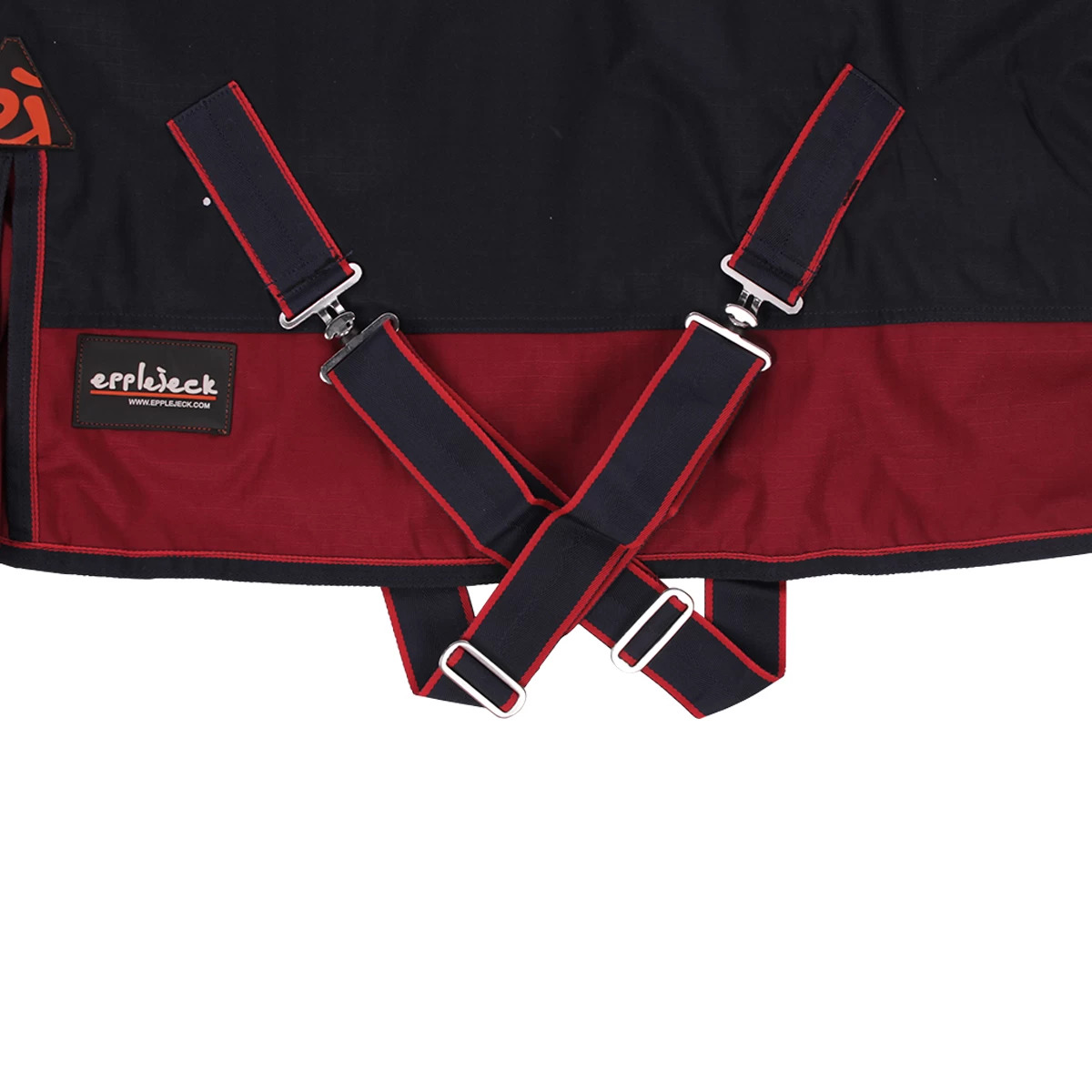 Deken Epplejeck Junior 200gr Donkerblauw-rood - Afbeelding 2