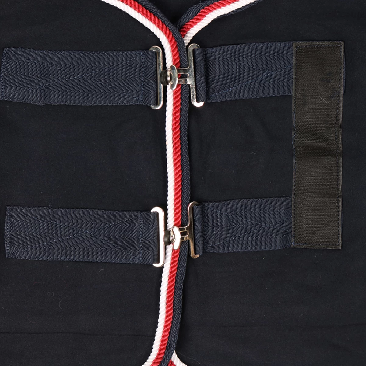 Deken QHP Eldorado Fleece Donkerblauw - Afbeelding 3