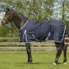 Deken QHP Turnout Fleece 0gr Donkerblauw
