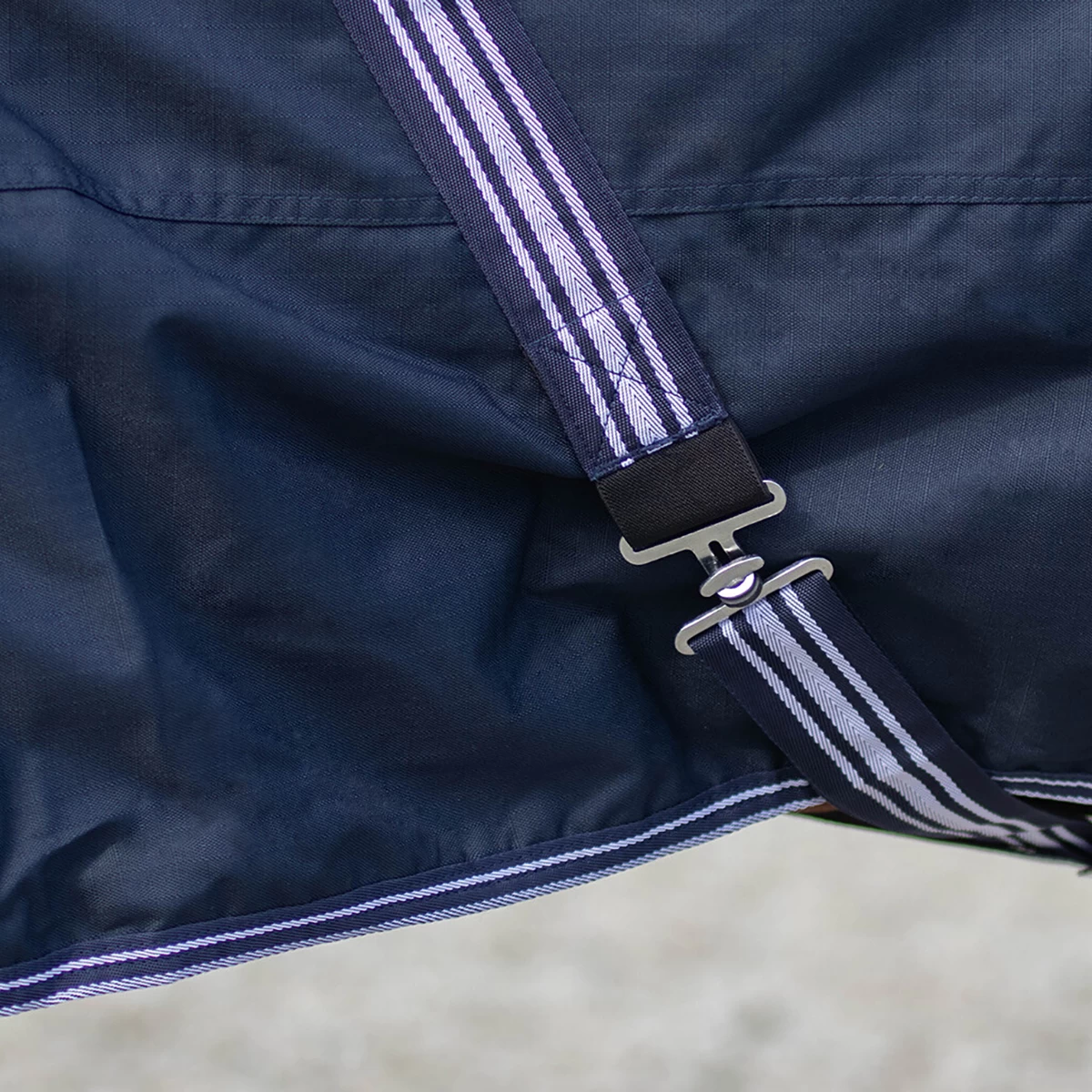 Deken QHP Turnout Luxe Fleece Donkerblauw - Afbeelding 3