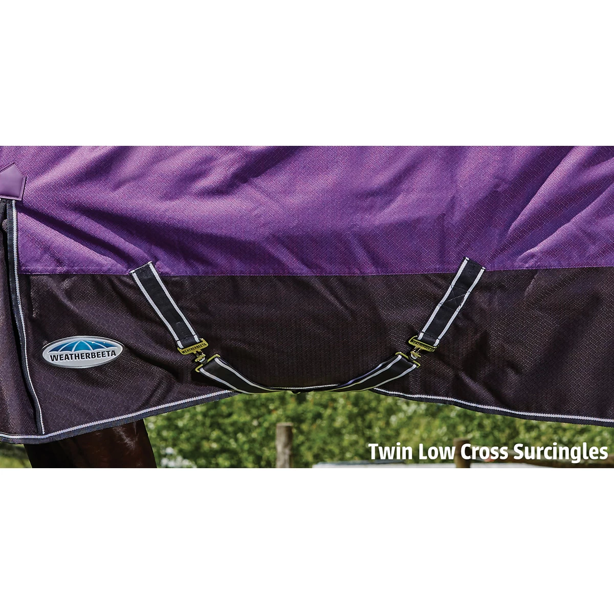 Deken WeatherBeeta ComFiTec Plus Dynamic 100gr Paars-zwart - Afbeelding 6