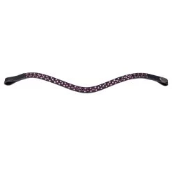 Frontriem QHP Menton Zwart-paars