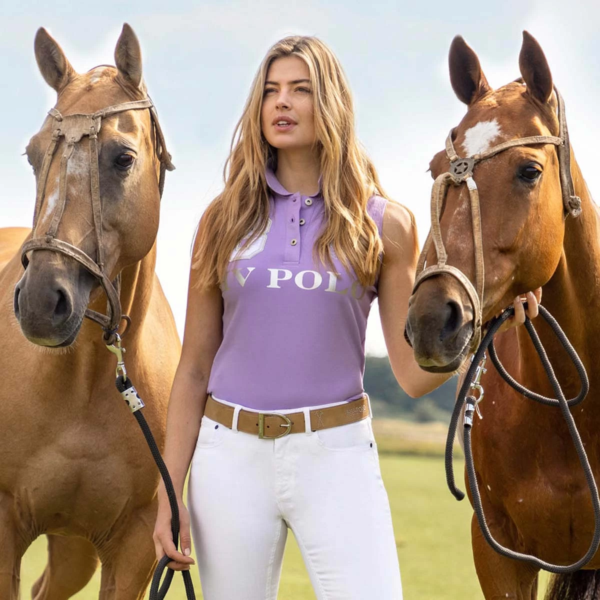 Polo HV POLO HVPFavouritas Mouwloos Paars - Afbeelding 3