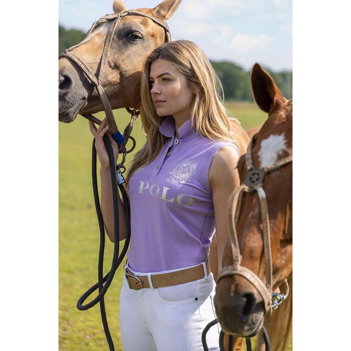 Polo HV POLO HVPFavouritas Mouwloos Paars - Afbeelding 4