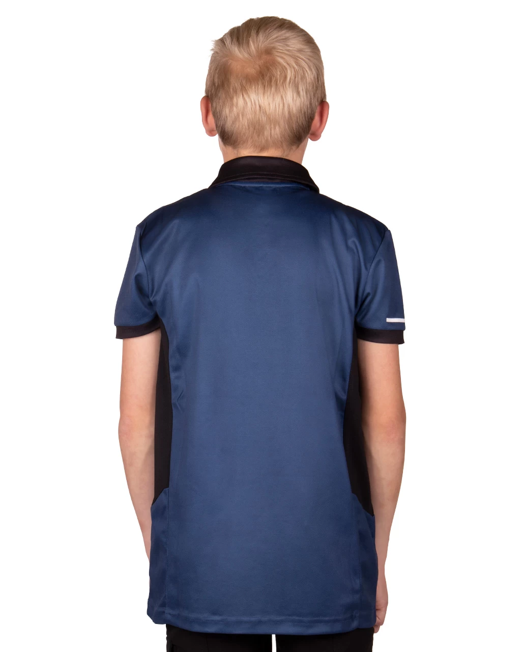Polo QHP Kai Kids Black-blue - Afbeelding 5
