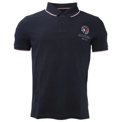 Polo Tommy Hilfiger College Men Donkerblauw