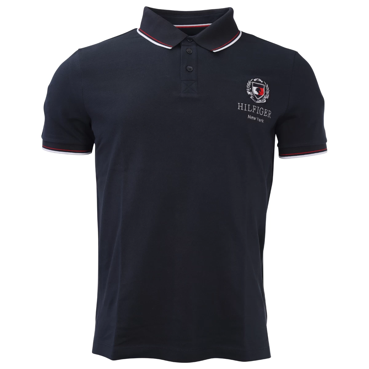 Polo Tommy Hilfiger College Men Donkerblauw