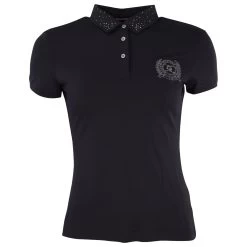 Polo Tommy Hilfiger Performance THRhinestone Zwart