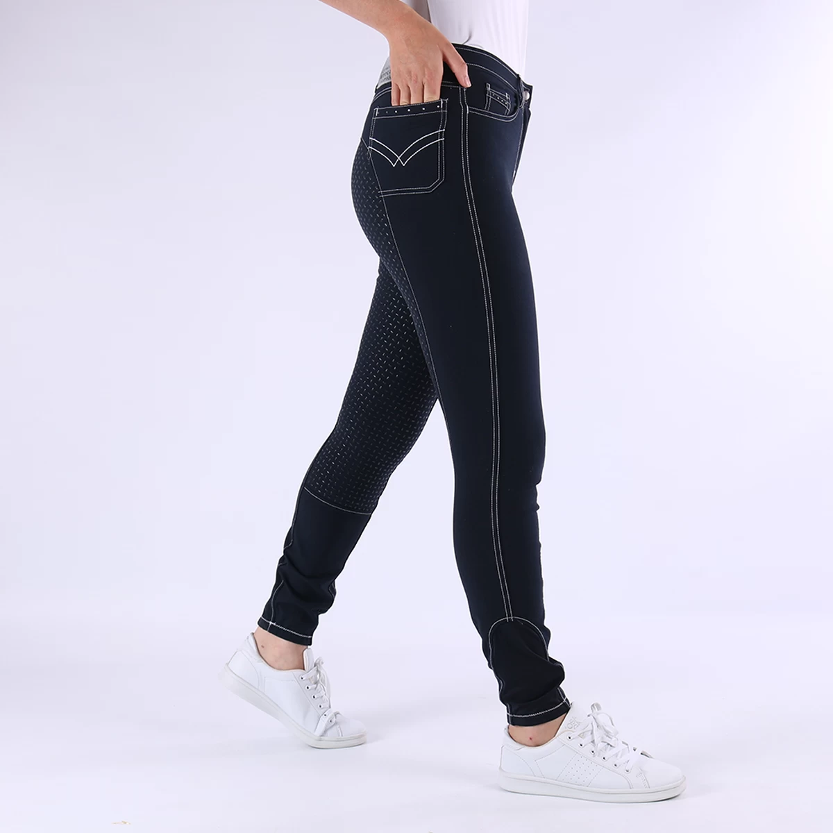 Rijbroek Epplejeck Sparkle Full Grip Donkerblauw - Afbeelding 3