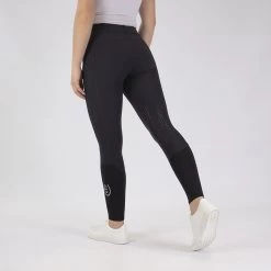 Rijbroek Equestrian Stockholm Deep Olivine Knie Grip Zwart