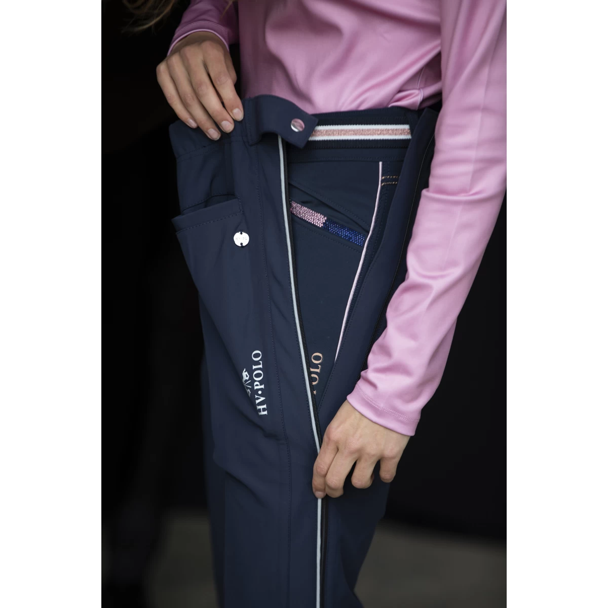 Rijbroek HV POLO HVPAll Weather Full Seat Donkerblauw - Afbeelding 9