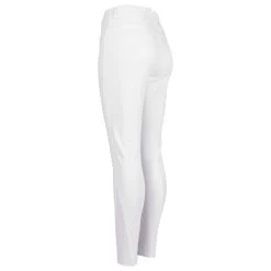 Rijbroek Montar Highwaist Leer Wit