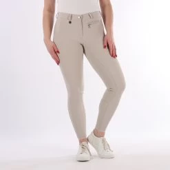 Rijbroek Pikeur Vally Full Grip Lichtbruin