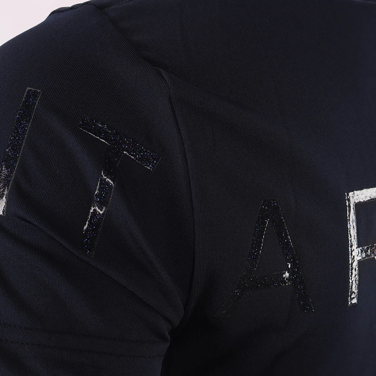 Shirt Montar Bristol Glitter Logo Kids Donkerblauw - Afbeelding 4