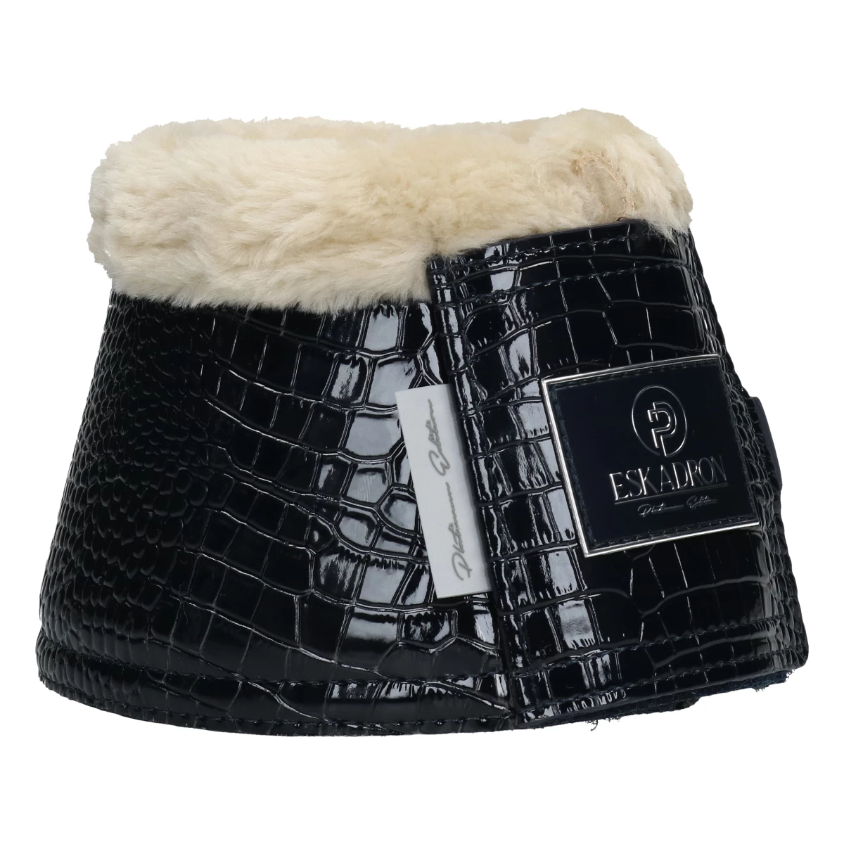 Springschoenen Eskadron Platinum Croco Faux Fur Donkerblauw