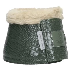 Springschoenen Eskadron Platinum Croco Faux Fur Groen