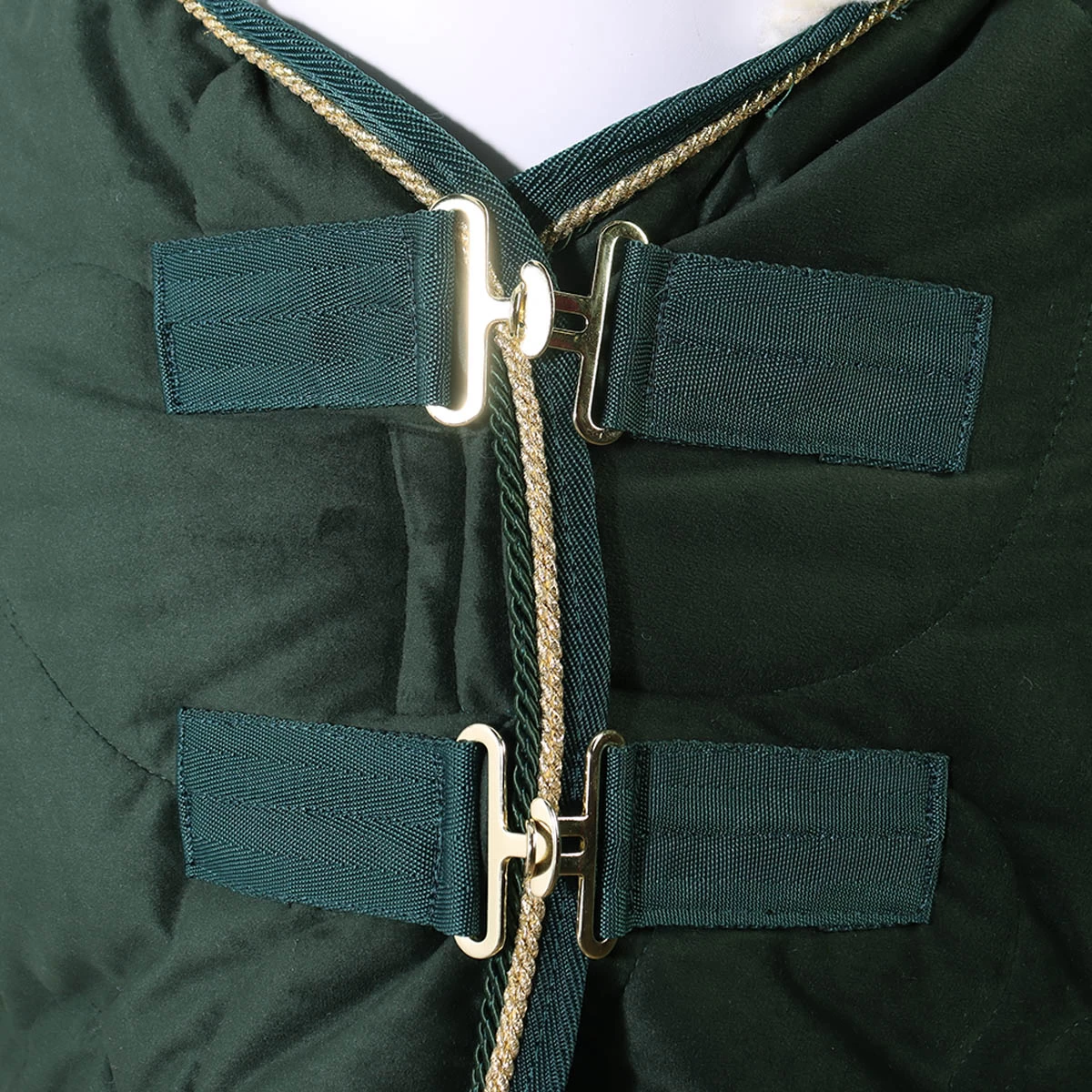 Staldeken Friesian Horse By Horsegear 160gr Donkergroen - Afbeelding 6