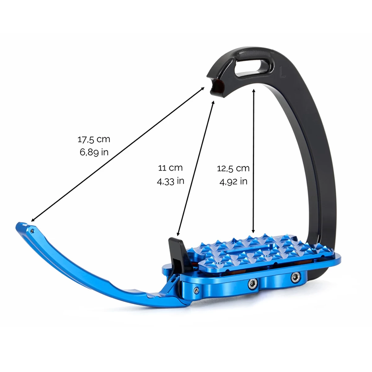 Veiligheidsbeugels Tech Stirrups Venice Evo Plus Zwart-grijs - Afbeelding 2