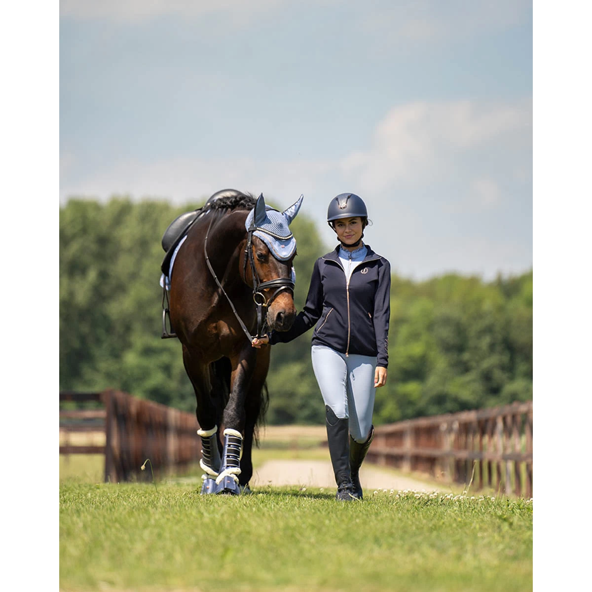Vest Imperial Riding IRHSporty Sparks Donkerblauw - Afbeelding 4