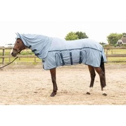 Vliegendeken Harry's Horse Mesh-Pro Met Buikflap Denim