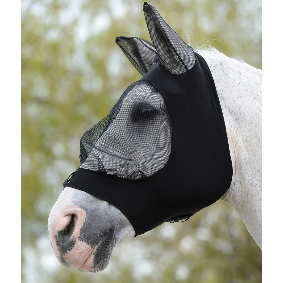Vliegenmasker WeatherBeeta Stretch Eye With Ears Black-black